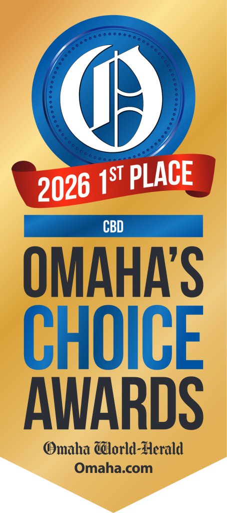 2026 1st Place CBD Award from Omaha's Choice Awards by Omaha World-Herald