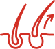 Abstract flame or lightning icon