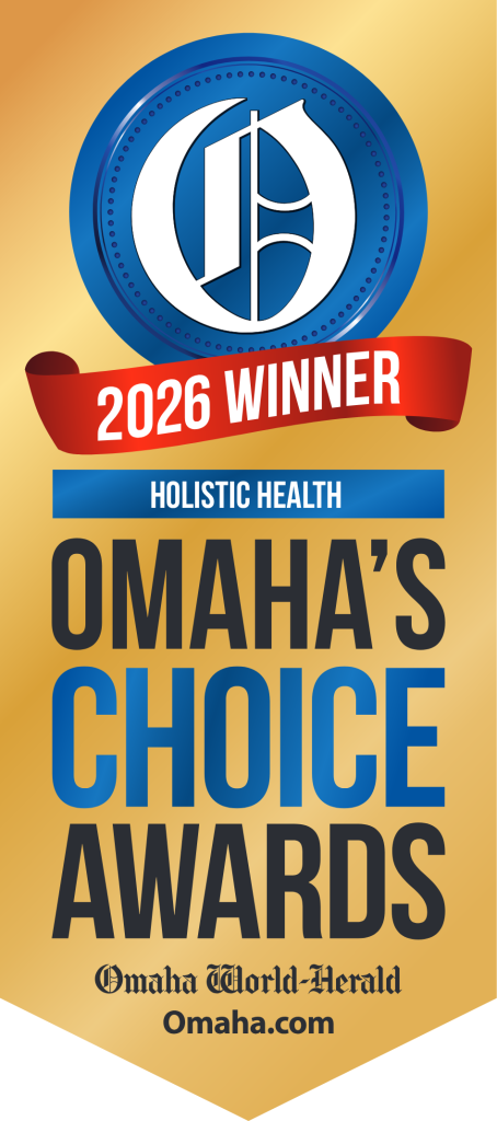 2026 Winner badge for Holistic Health in Omaha’s Choice Awards by World-Herald