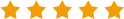 Five yellow star rating icons aligned horizontally.